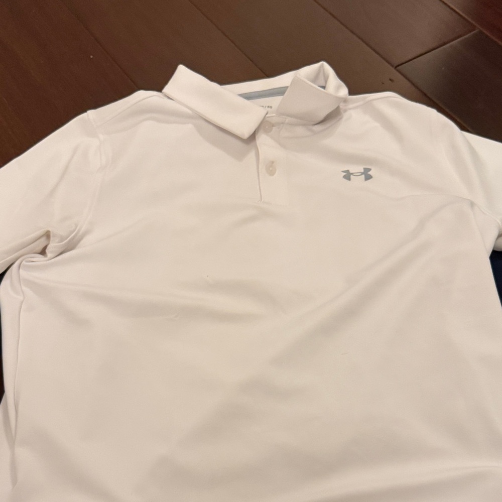 Under Armour Men's Classic White Polo